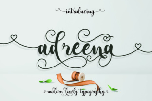 Adreena Script: Elevate Your Brand Identity with Playful Handwritten Fonts