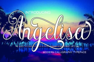 Angelisa Font: A Stylish Script for Creative Product Makers
