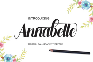 Annabelle: A Modern Calligraphy Typeface for Elegant Crafts
