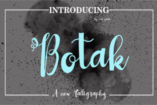 Botak Typeface: A Modern Handwritten Script for High-Impact Campaigns