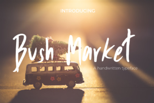 Bush Market Script Typeface Review for Handmade Branding