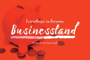 Businessland Font: A Script Typeface for Makers and Creative Brands