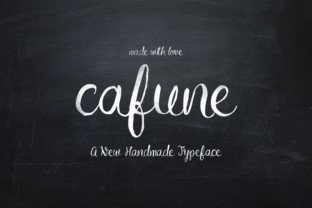 Cafune Handmade Typeface for Editorial and Print Design
