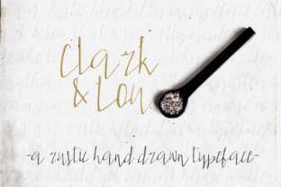 Clark Lou Typeface: Elevating Campaign Visuals with Rustic Elegance