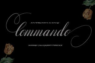 Commando: Elegant Modern Calligraphy for Polished Branding