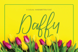 Daffy: The Charming Script Handwritten Font for Personalized Branding