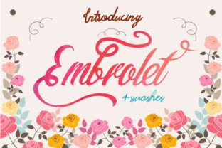 Embrolet Typeface Review: Elegant Script Fonts for Brand Identity