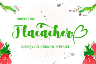 Flacacher: A Bold Handwritten Font for Creative Branding