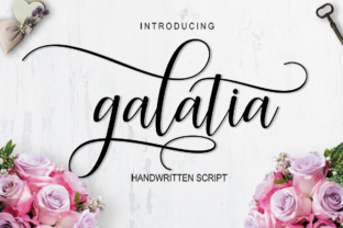Galatia Script: A Handwritten Typeface for Boutique Branding