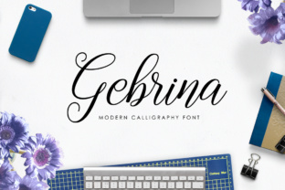 Gebrina Script: Elevate Your Brand With Modern Calligraphy