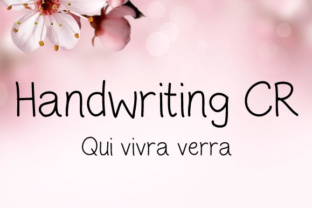 Handwriting CR Typeface Review for Editorial Design