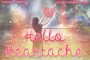 Hello Heartache Font: A Cursive Script for Digital Designers