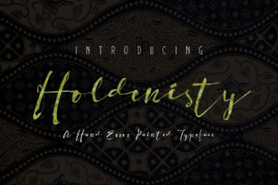Holdenisty: A Handwritten Script for Editorial Branding