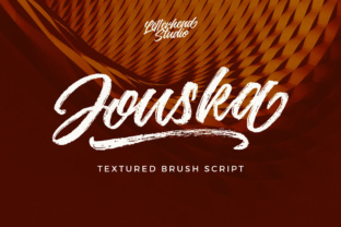 Jouska Font: Gritty, Handwritten Style for Craft Projects
