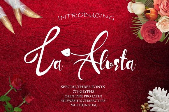 La Alorta: A Playful Script Handwritten Typeface for Modern Campaigns