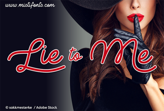 Lie to Me Font Adds Style to Script Projects
