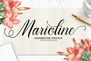 Marioline Typeface: Elevate Brand Visuals With Elegant Script