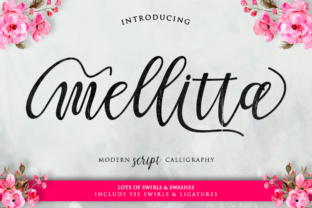 Mellitta Script: The Handwritten Font for Polished Brand Identity