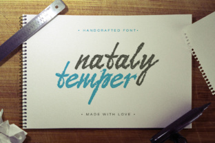 Nataly Temper: A Script Handwritten Typeface for Editorial Design