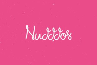Nudddos Handwritten Font for Editorial Design and Branding