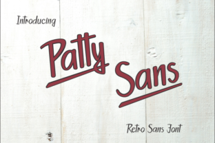 Patty Sans — A Retro Script Font for Crafters and Sellers