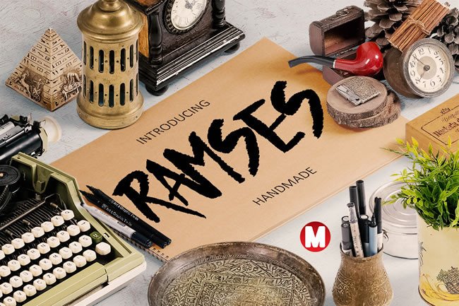 Ramses Handwritten Typeface for Digital Branding