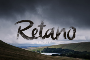 Retano Script: The Playful Handwritten Typeface for Campaign Visuals