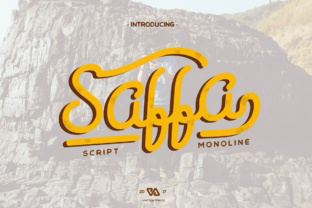 Saffa: A Bold Script Handwritten Font for Editorial Design