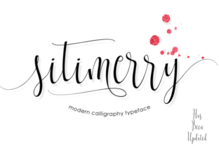 Sitimerry: A Modern Calligraphy Typeface for Elegant Branding