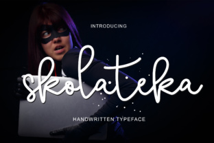 Skolateka Script: Elevate Brand Visuals with Modern Handwritten Typography