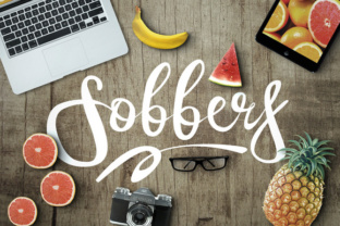 Sobbers Typeface Review: A Vintage Script for Handmade Brands