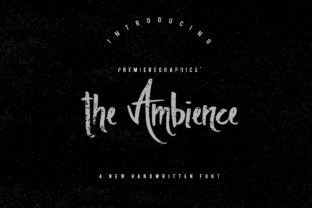 The Ambience Font for Chilling Editorial Design