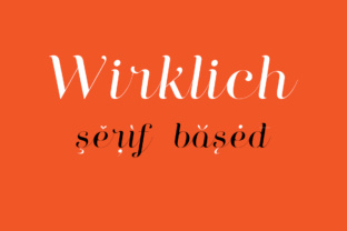 Wirklich Font: A Professional Script Handwritten Typeface for Branding