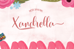 Xandrella Font: A Handwritten Script for Creative Branding